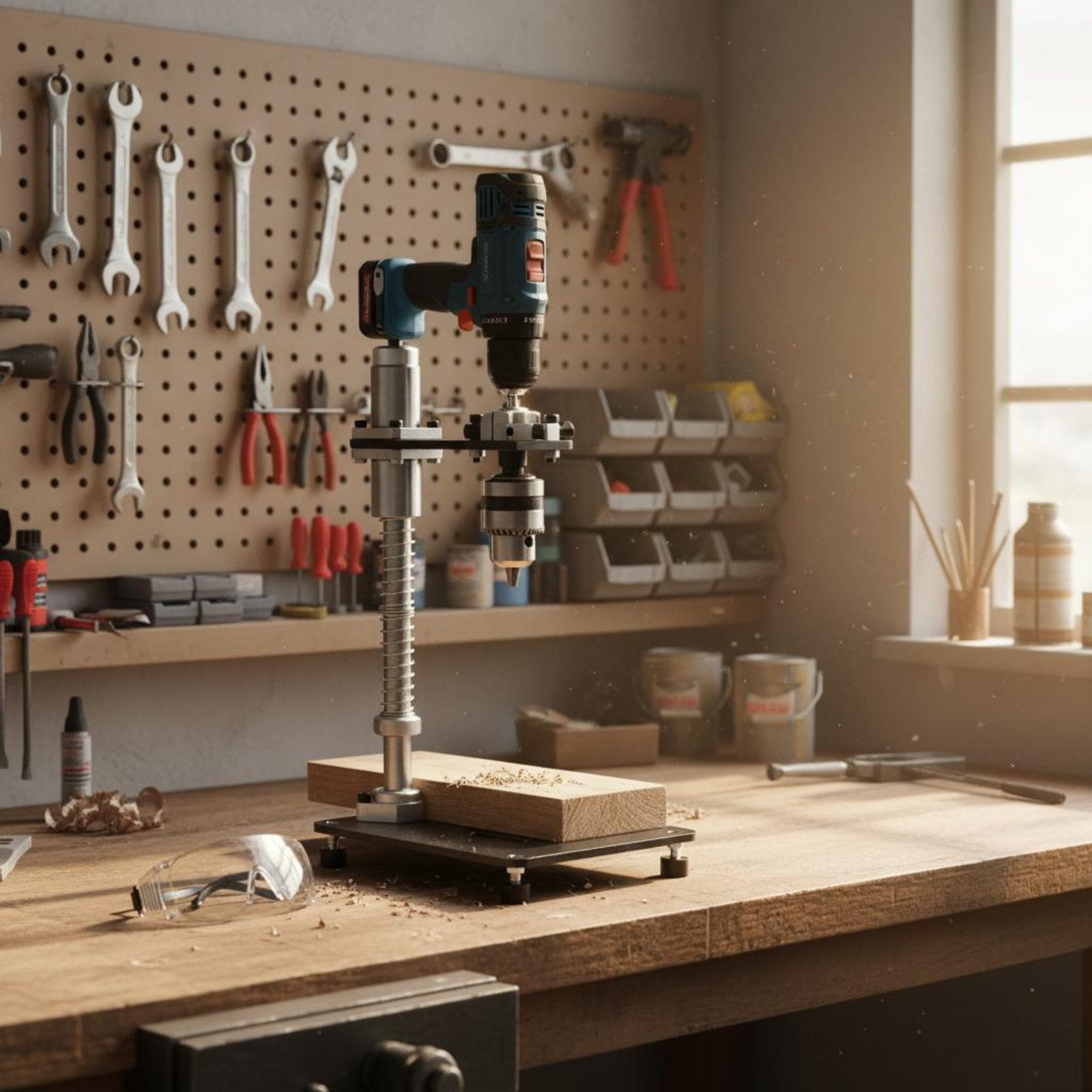 Drill Press - Стойка для ручного дрели-станка: устойчивое крепление,