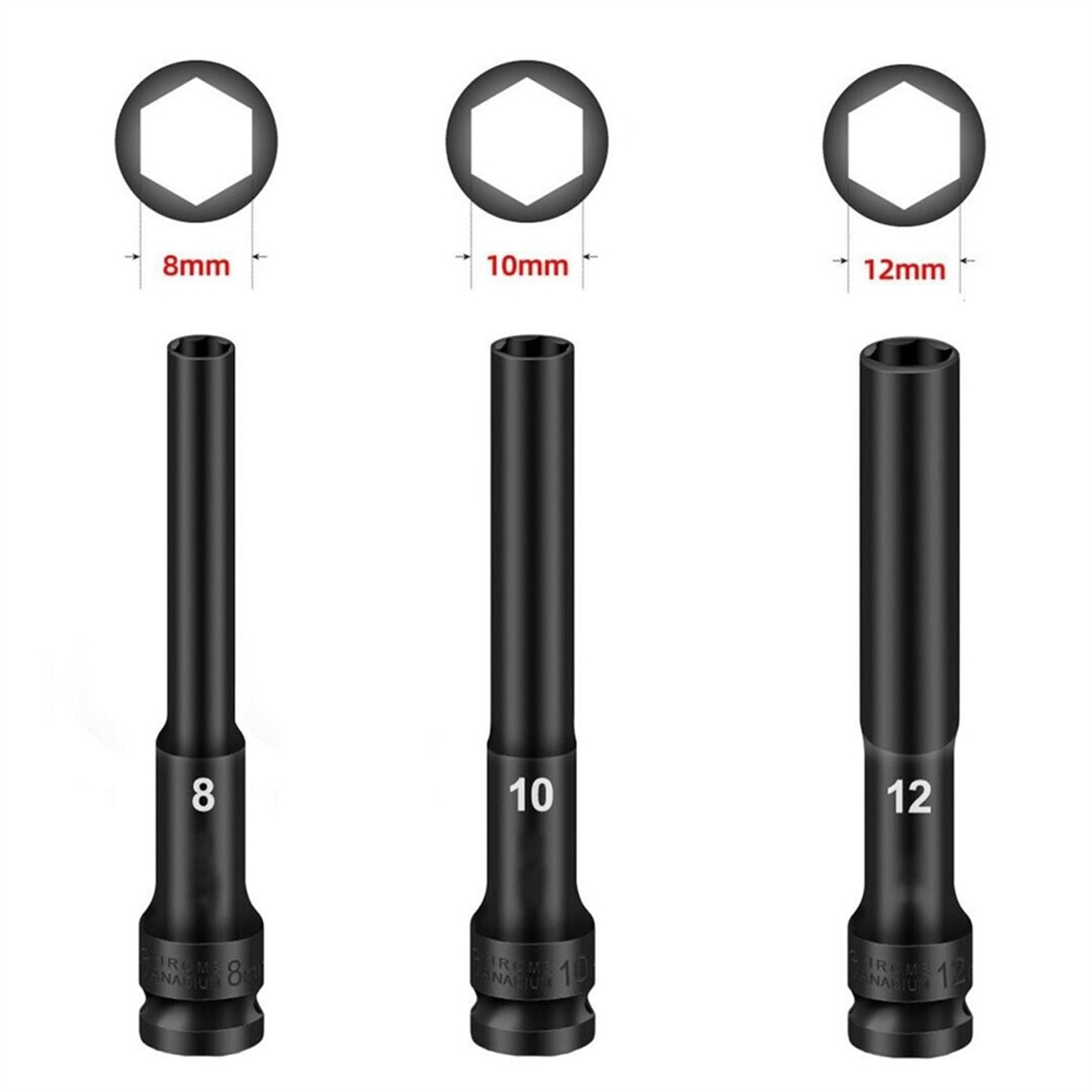 A002 3 шт. 1/2 привод с шестиг – обзор и цена Socket Wrench